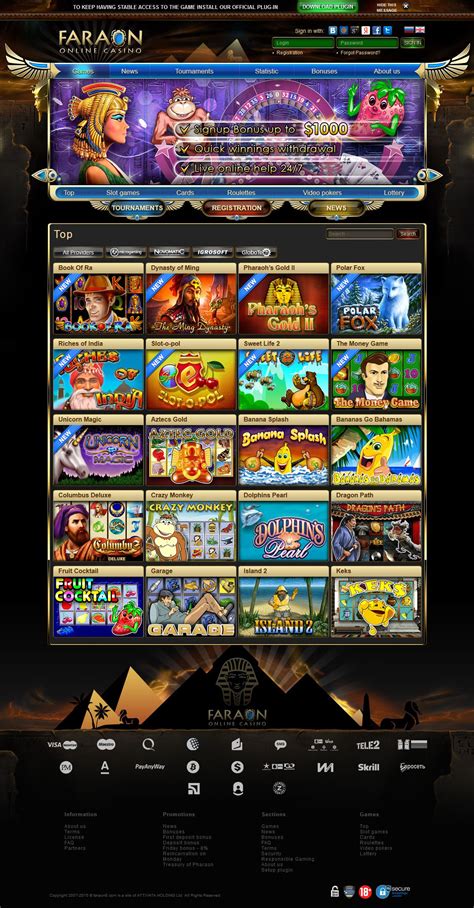 faraon онлайн казино